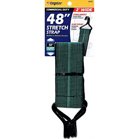 CargoLoc Stretch Straps 32428 2 x 48 Stretch Strap - Coated Steel J-Hooks