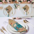 thumbnail image 3 of 4th of July Cloth Napkins, Blue Truck Balloon Floral Independence Day Washable and Reusable Dinner Napkins Set of 6, Table Napkin for Kitchen Party Birthday Wedding Hotel Housewarming 20"x20", 3 of 9