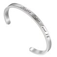 thumbnail image 2 of Birthday Gifts for Her Birthday Bracelets,12th Sweet Stainless Steel Engraved Cuff Bangle,Birthday Jewelry, Ideas, 2 of 6