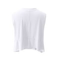thumbnail image 6 of Yigetop Workout Tops for Women Women Activewear Running Workouts Yoga Sport Tank Tops Shirt Womens Tank Tops White XL, 6 of 7