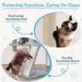 thumbnail image 5 of Yaheetech 40″ Multi-Level Cat Tree with Condo, Basket & Hammock, Light Gray, 5 of 8