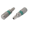 thumbnail image 2 of Juego de 4 puntas de destornillador de seguridad magnético Torx TS20 de 25 mm x 6.3 mm, 2 of 4