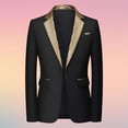 thumbnail image 2 of oqasdz Blazer for Men Modern Jacket for Travel Dating and Daily Wear Comfort Casual Lightweight Sport Coat Party Evening Wedding Prom, 2 of 7