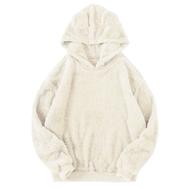 Men's Rabbit Ear Hooded Sweatshirt Warm Soft Pullover Comfortable Casual Winter Hoodie for Outdoor Activities