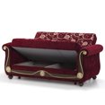 thumbnail image 5 of Ottomanson Patriot Sleeper Loveseat, Burgundy Chenille, 5 of 8
