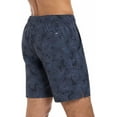 thumbnail image 4 of Hurley Men's Swim Trunks Size L Large Dark Blue Hibiscus Floral Flower Summer Pool Board Surf Volleyball Beach Shorts, 4 of 4