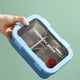 thumbnail image 5 of Caja de almuerzo de acero inoxidable aislado azul con compartimento, 5 of 6