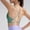 Blackish Green, variant on Open Back Strappy Yoga Workout Bras for Women - Low Support Criss-Cross Sports Gym Bra Women Sports Bras Strappy Padded Medium Support Yoga Bra Workout Bra Workout Tops for Women Light Ashy S