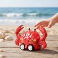 thumbnail image 5 of TOYOUME Pull Back Crab Toy, Friction Powered, 1 Count, 5.12 x 3.15 Inch, for Toddlers, Red, 5 of 6