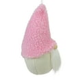 thumbnail image 3 of Plush Gnome Christmas Ornament - 7" - Pink, 3 of 5