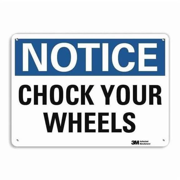 Lyle Notice Sign,10 inx14 in,Aluminum U5-1096-RA_14X10