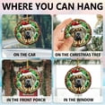 thumbnail image 5 of English Mastiff Dog Ornaments Ceramic For Christmas, Stained Glass Ornaments Ceramic Christmas 2025, 5 of 7