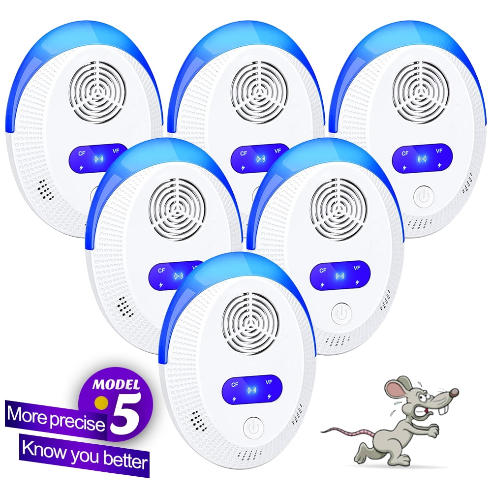 Ultrasonic Pest Repellent Control 2021 (6Pack),Variable frequency, Plug in Home, Flea, Rats