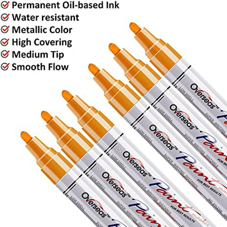 Paint Pens Paint Markers Never Fade Quick Dry and Permanent,12