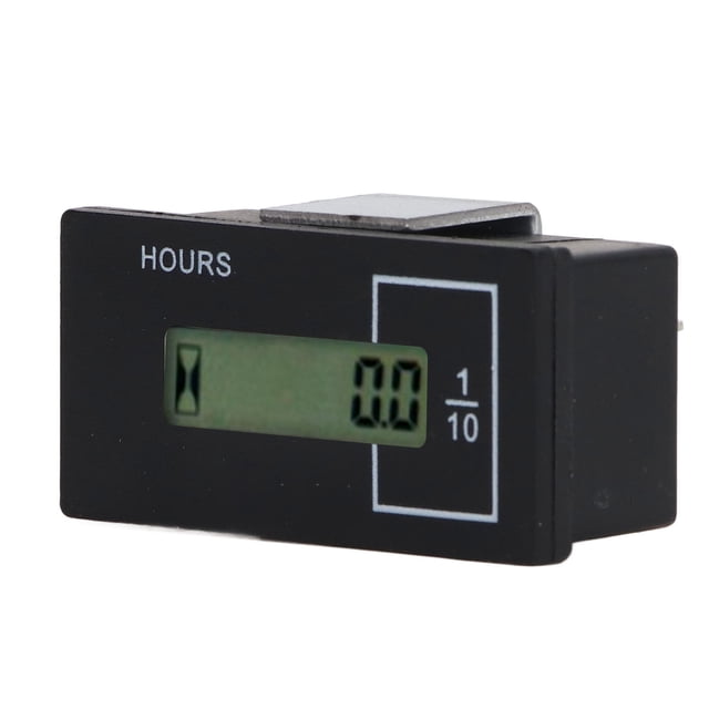 Excavator Timer Accessory, Wide Voltage Range Digital Display Remote Control Hour Meter Power On Timing For Control For Kato For 9 Square,For Kato Round