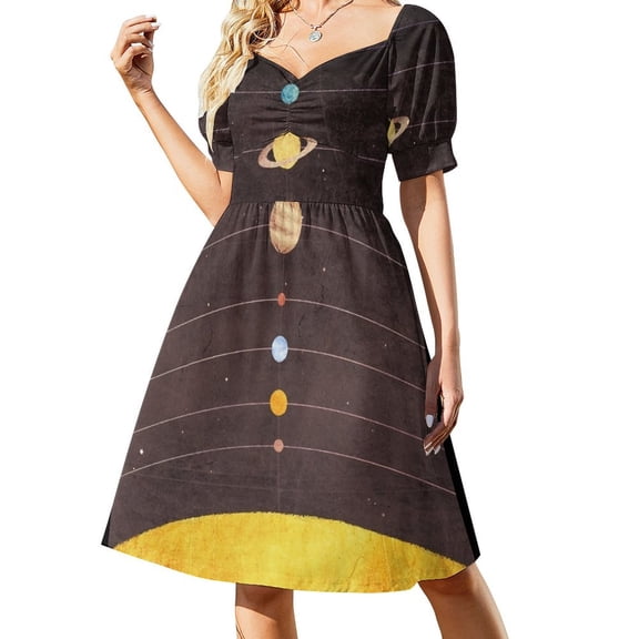 Solar System Sleeveless Dress dresses for women 2024 luxury designer party