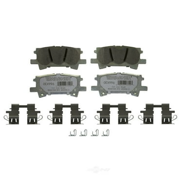 Disc Brake Pad Set Fits select: 2004-2007 TOYOTA HIGHLANDER, 2004-2009 LEXUS RX