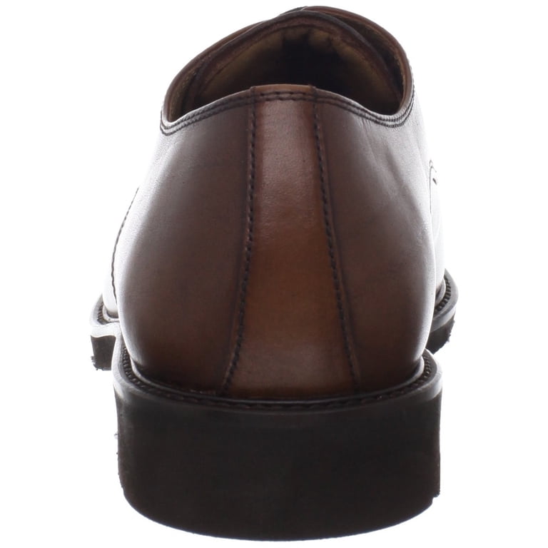 Tan Leather Wingtip Derby Dress Shoes Blue Lining B807-1 Mens 8.5M Florsheim Men Gallo Plain Toe Oxford Shoes - Walmart.com main image 3