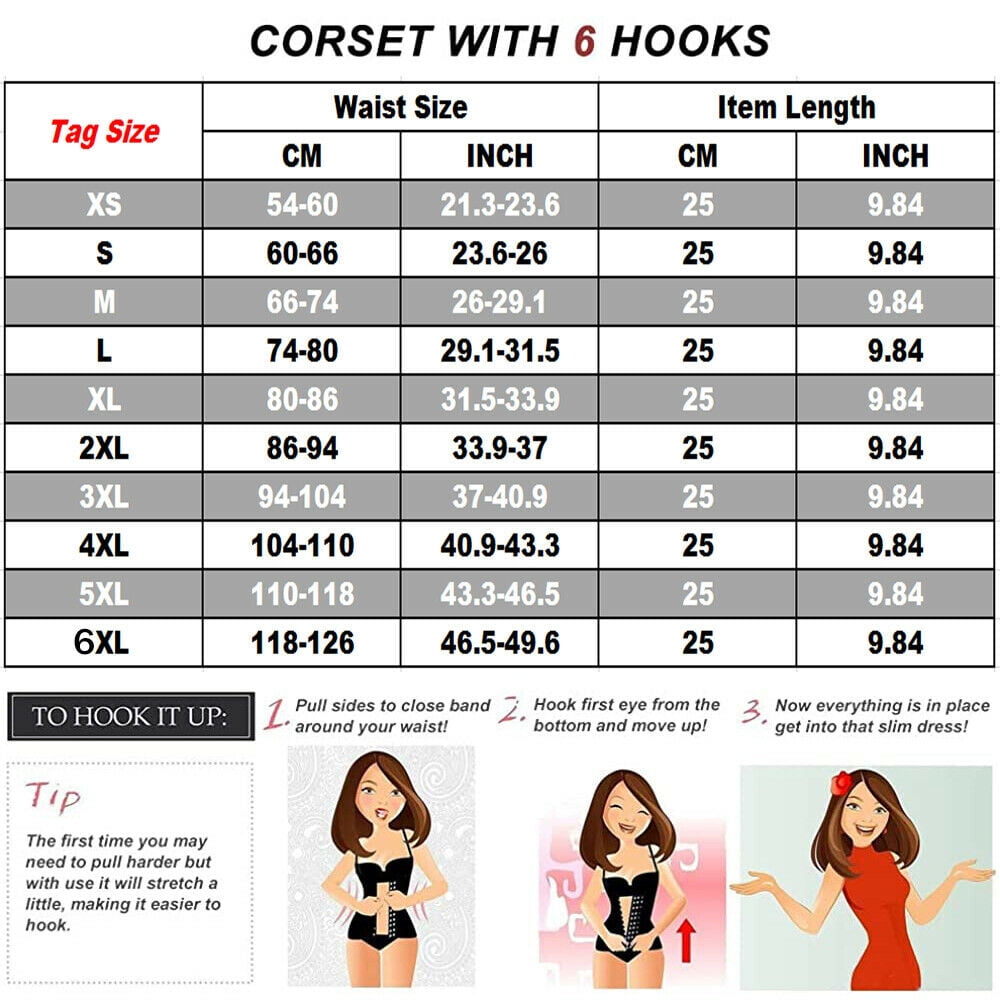 Lilvigor Waist Cincher Trainer Body Tummy Girdle Control Corset Sport Shaper Belly