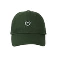 thumbnail image 4 of Trendy Heart Embroidered Baseball Cap for Daily Wear - Adjustable and Versatile Headgear for All Seasons, 4 of 4