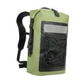 thumbnail image 2 of Mochila impermeable para acampar, bolsa seca, 35 l, con tiras reflectantes, para almacenamiento Verde, 2 of 9