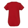 thumbnail image 2 of (Price/each)Rabbit Skins 4400 Infant Lap Shoulder Bodysuit-Red-12M, 2 of 4