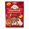 Oxbow Pet Products Simple Rewards Baked with Apple and Banana Small Animal Treats, 2 oz.