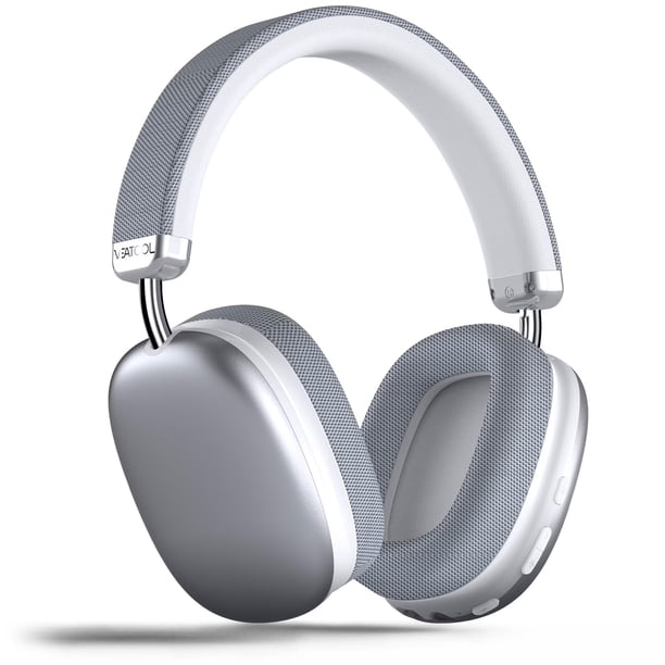 VEATOOL Auriculares Bluetooth Supraaurales, 65H de Duración de Batería, Cancelación de Ruido con 4 Mic