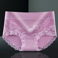 thumbnail image 2 of CHUMUD Cotton Underwear for Women High Waisted Full Coverage Briefs Solid Soft Strech Breathable Floral Panties, 2 of 3