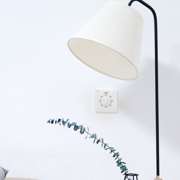 LITINKIMI Indoor Timer Switch White for Lights and Appliances with Multiple Settings