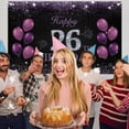 thumbnail image 6 of Happy 26th Birthday Banner,  Happy Birthday Party Decorations, Birthday Supplies Backdrop Décor, 5.9 X 3.6 Ft, 6 of 6