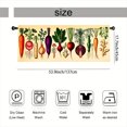 thumbnail image 3 of Rdsfhsp Vegetable Window Valance Curtain, Colorful Garden Produce Pattern Decorative Rod Pocket Short Curtain for Kitchen Decor, 3 of 5