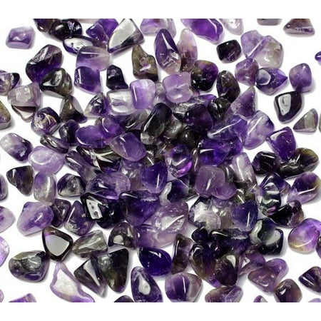 Giddyup! Buck's Amethyst Tumbled Chips Stone 1 Pound