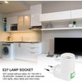thumbnail image 5 of E27 Socket with Wireless Switch, E27 Lamp Socket Without Cable, E27 Lamp Holder, 4 Pieces E27 Bulb Light Holder, 5 of 5