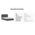 thumbnail image 6 of Better Homes & Gardens Juliet Queen Platform Bed, Olive Mohair, 6 of 15