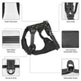 thumbnail image 4 of No Pull Dog Harness For Large Dogs Easy Walk Dog Vest Adjustable Collars Harnesses & Leashes Set Breathable Oxford Outdoor Walking Safety Reflective Strip Anchor Black, 4 of 9