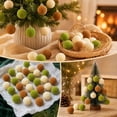 thumbnail image 6 of Qwtwty 49 Pcs Velvet Christmas Decor Ornaments Set, Shatterproof Plastic Hanging Baubles Christmas Decorations for Xmas Tree Holiday Party Decor, 6 of 7