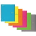 thumbnail image 1 of Five Star Spiral Notebooks, 3 Subject, College Ruled Paper, 150 Sheets, 11" x 8-1/2", Assorted Colors, 6 Pack (73479), 1 of 5