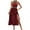 Red-01, variant on STETMN Maxi Dress for Women Off Shoulder Sleeveless Cut Out Tie Front Slit A Line Mini Dresses
