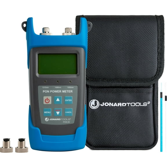 Jonard Tools PON-50 Passive Optical Network Power Meter (-35 to  15 dBm) for BPON/EPON/GPON PON Meter UPC -35 to  15 dBm