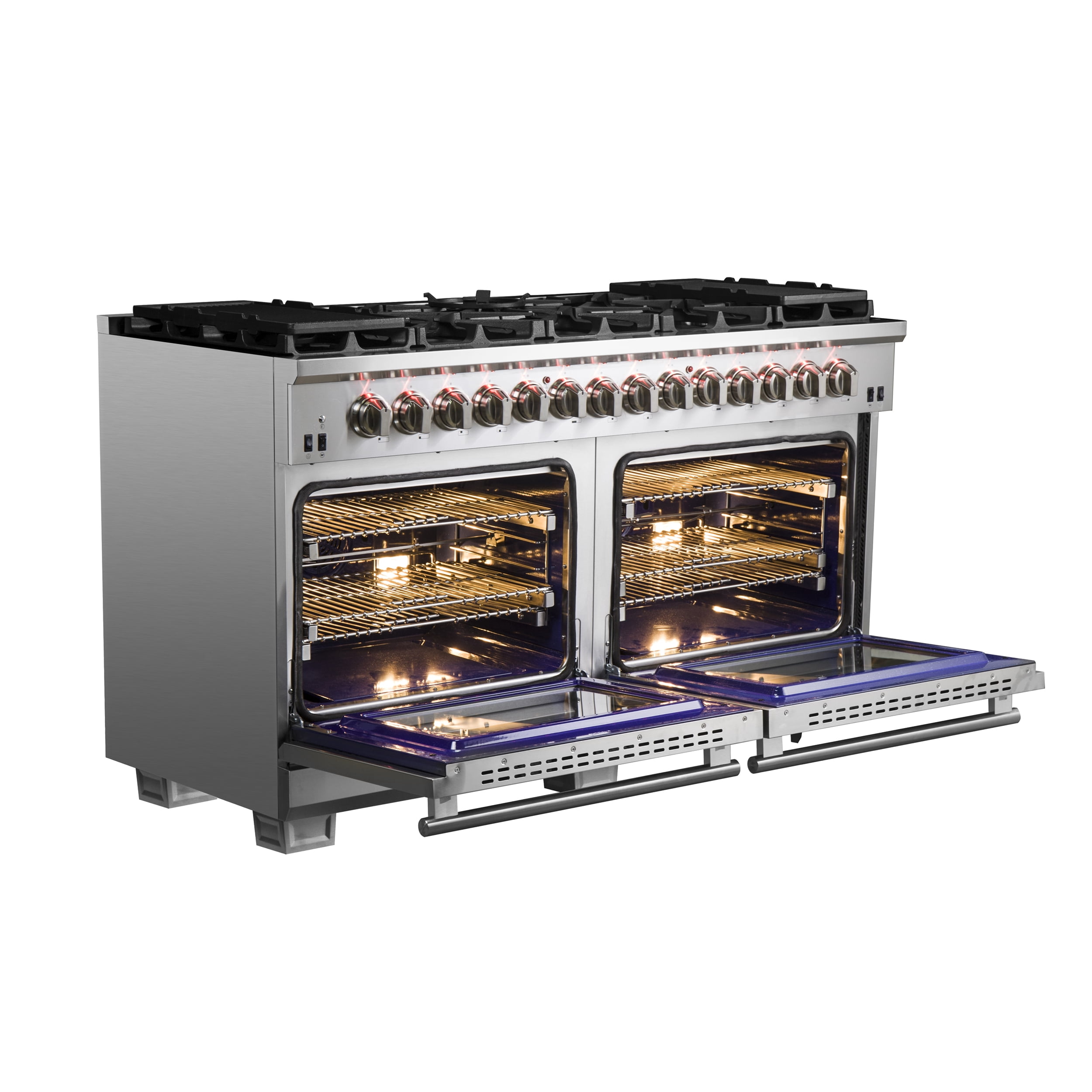 Capriasca - Titanium Professional 60" Freestanding Dual Fuel Range