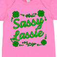 thumbnail image 4 of Inktastic Sassy Lassy with Green 4 Leaf Clovers Boys or Girls Baby Bodysuit, 4 of 5