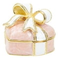 thumbnail image 1 of KAKOWELY Caja de almacenamiento de anillos Estuche de almacenamiento multiusos Estuche de joyería en forma de corazón Caja de regalo, 1 of 5