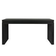 thumbnail image 6 of Resenkos 64in Rustic Wood Console Table – Elegant Entryway Table with Decorative Beaded Trim, Antique Black, 6 of 9