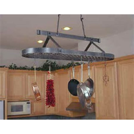 Low Ceiling Oval Pot Rack - Premier Low Ceiling Oval Pot Rack