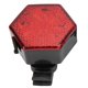 thumbnail image 2 of Luz trasera para bicicleta, luz trasera intermitente de advertencia segura hexagonal recargable por USB, luz de ciclismo, 2 of 10