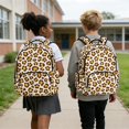 thumbnail image 5 of Whosucclay Leopard Print Pattern School Bookbag Lightweight Adjustable Straps Large Capacity School Bag with Adjustable Straps, High School Schoolbag for Boys Girls, 5 of 8