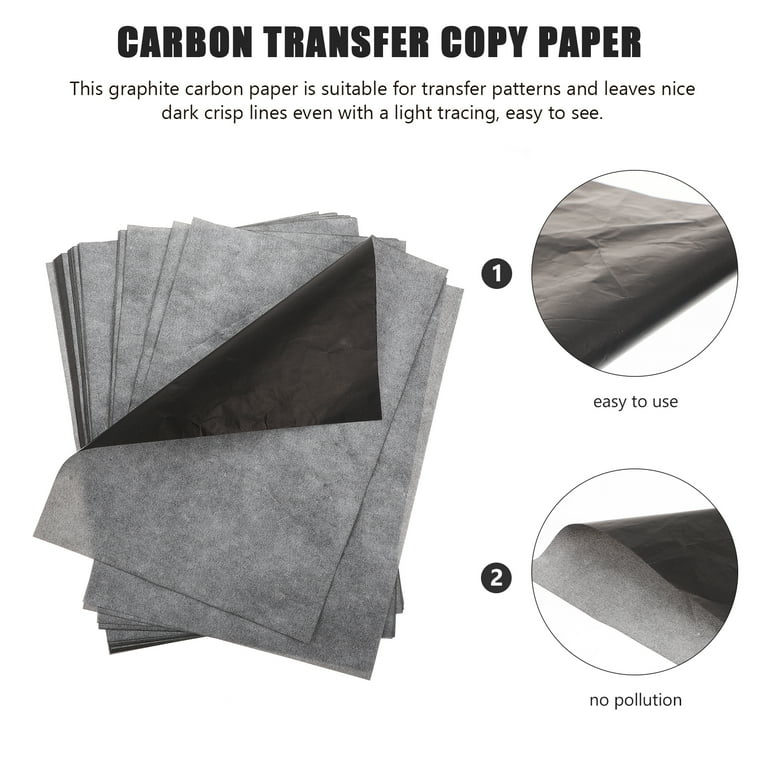 100 Sheets Carbon Copy Paper Convenient Single-sided Anti-fade for