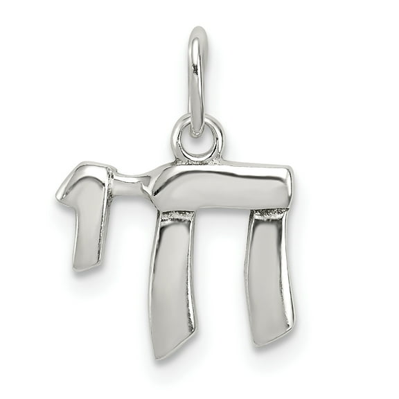 925 Sterling Silver Chai Life Charm Pendant