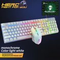 thumbnail image 3 of T6 Colorful Backlight 3 in 1 Computer Wired Gaming keyboard Mouse Combos Set With Mouse Pad, 3 of 4